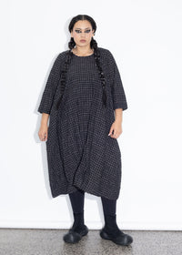 Long Tuck Hem - Grey Dotti