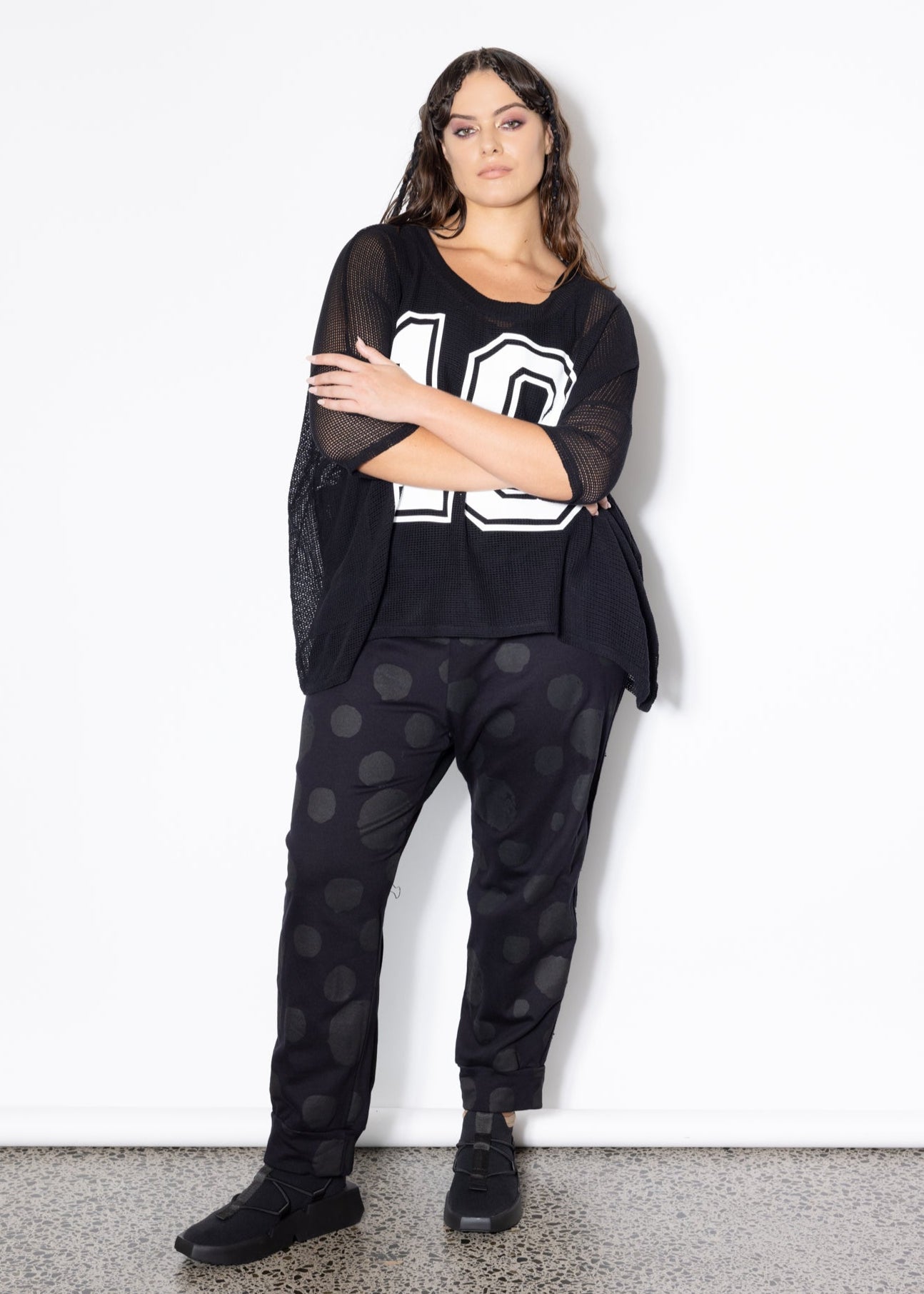 Spot Trackies - Black Spot