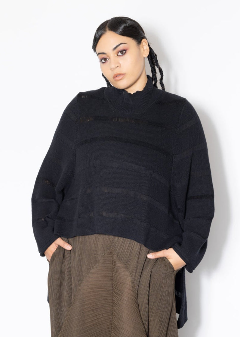 Crop Jumper - Black