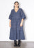 Ara Dress -  Navy Check