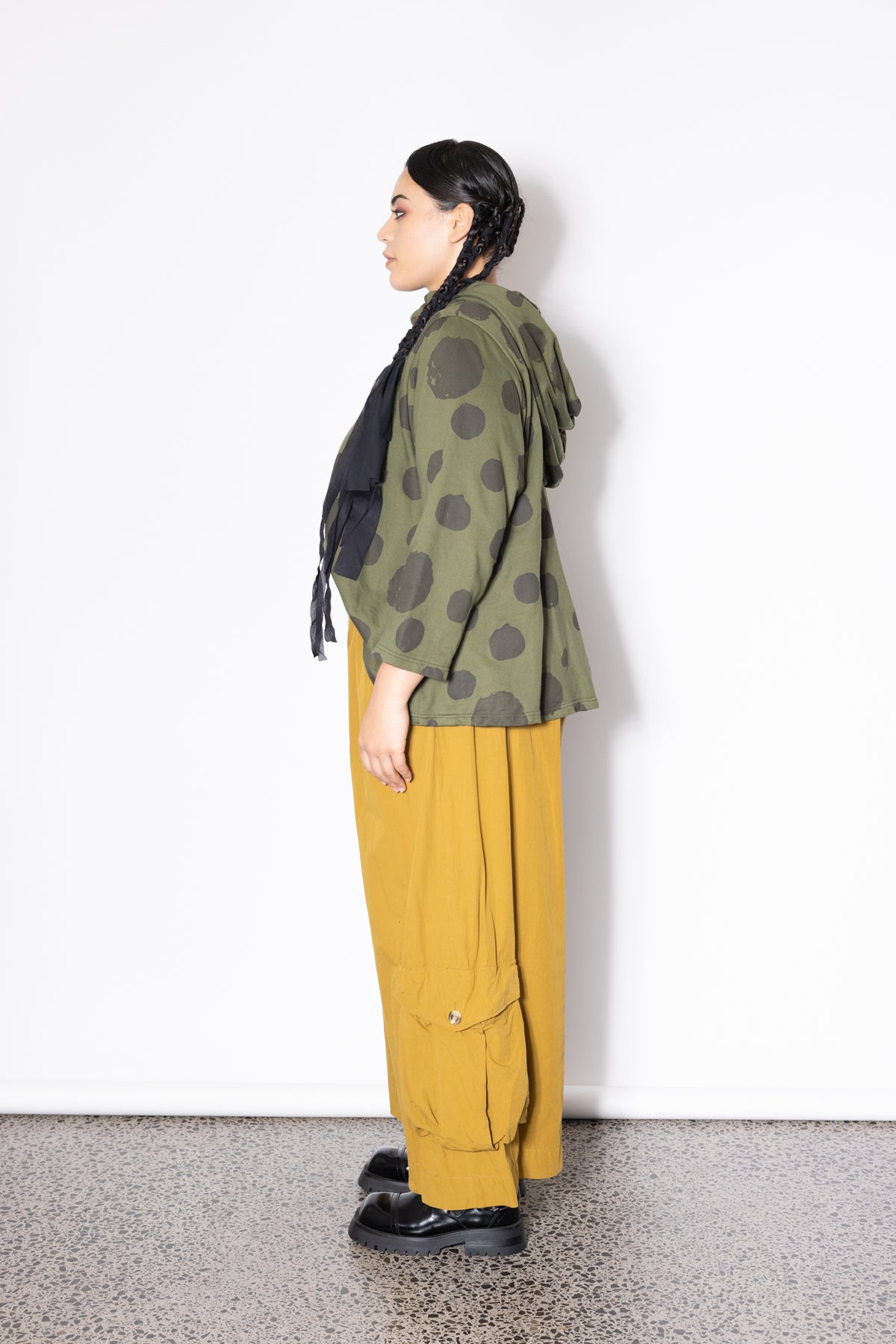 Swing Hoodie - Khaki Spot