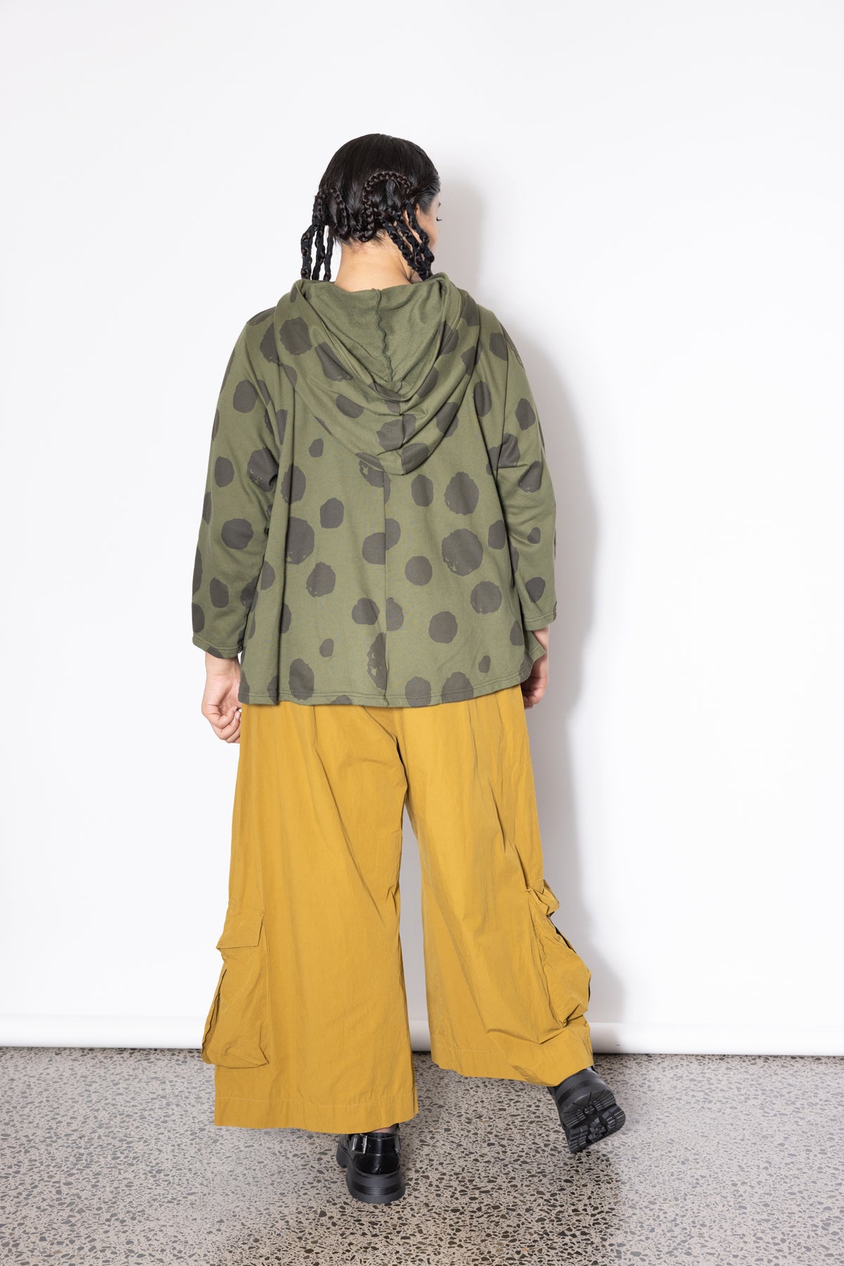 Swing Hoodie - Khaki Spot