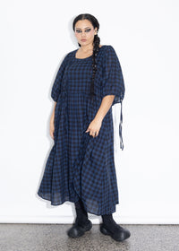 Philly Dress - Navy Check
