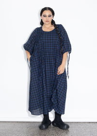 Philly Dress - Navy Check