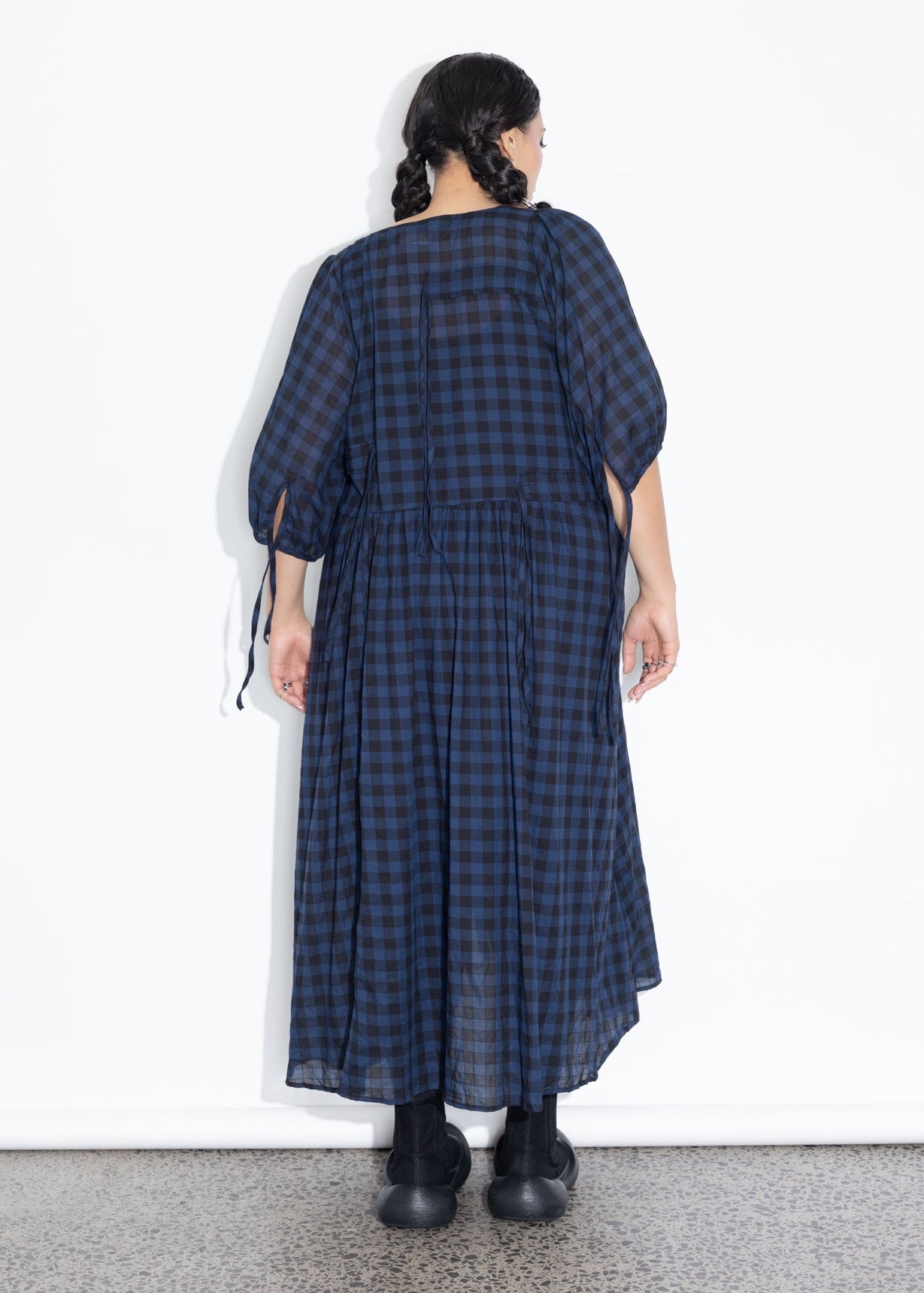 Philly Dress - Navy Check