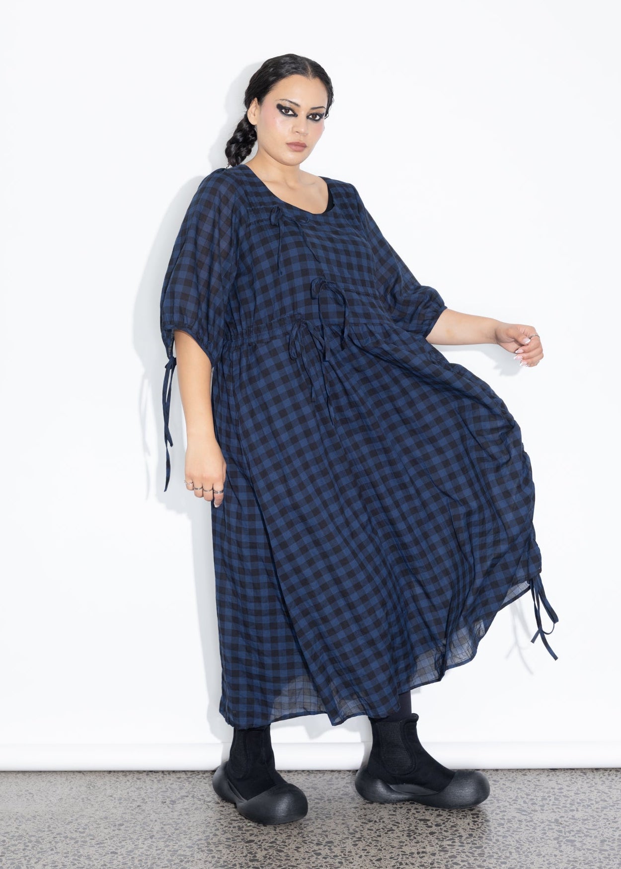 Philly Dress - Navy Check