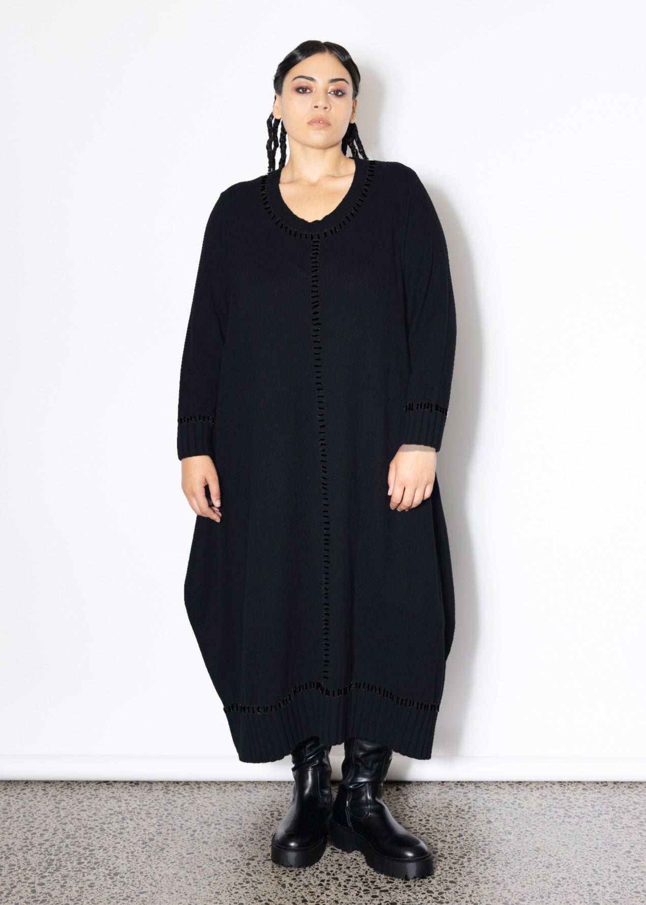 Elodie Dress - Grey