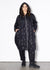 Sculpture Coat - Black Spot