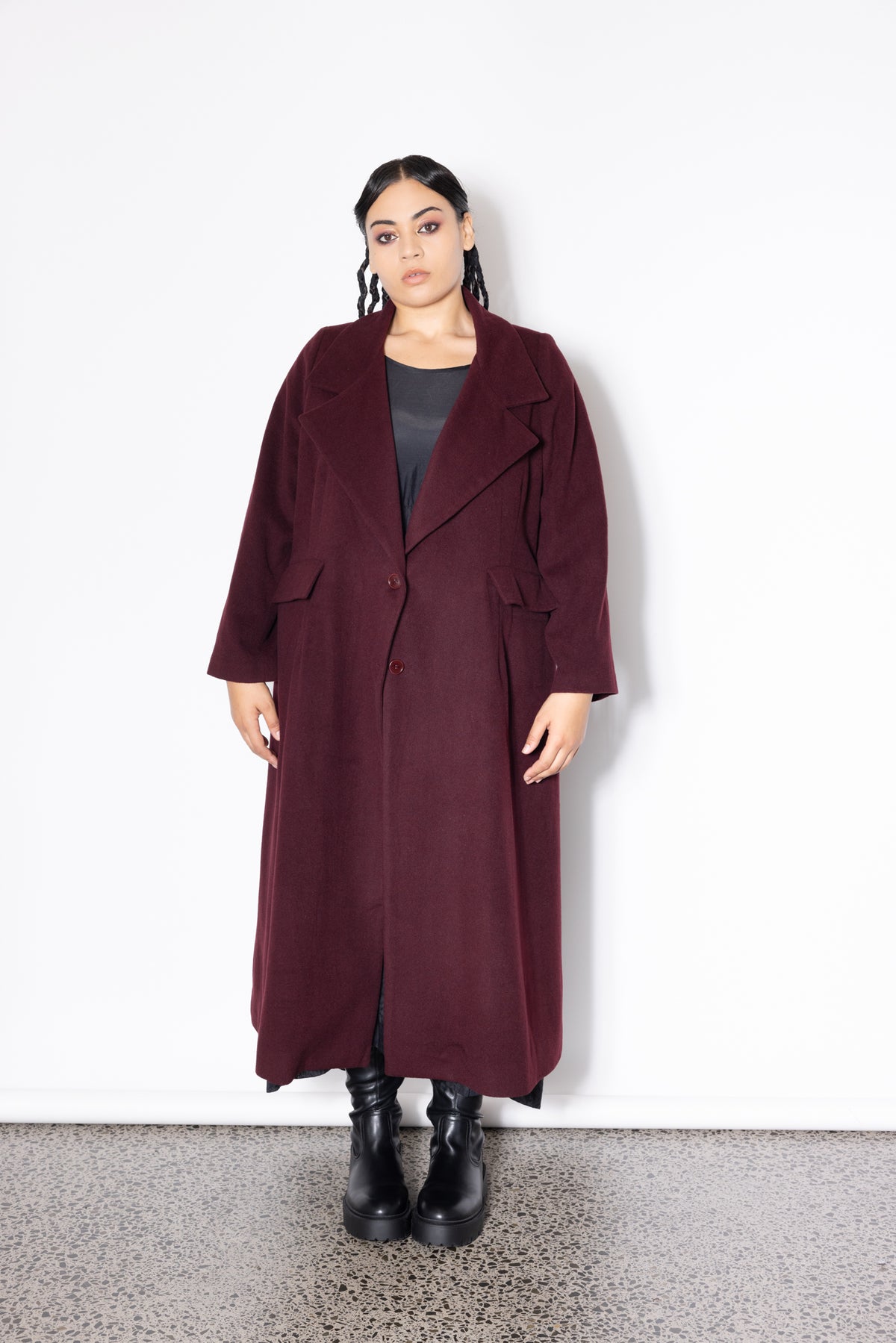 Classic Coat - Port
