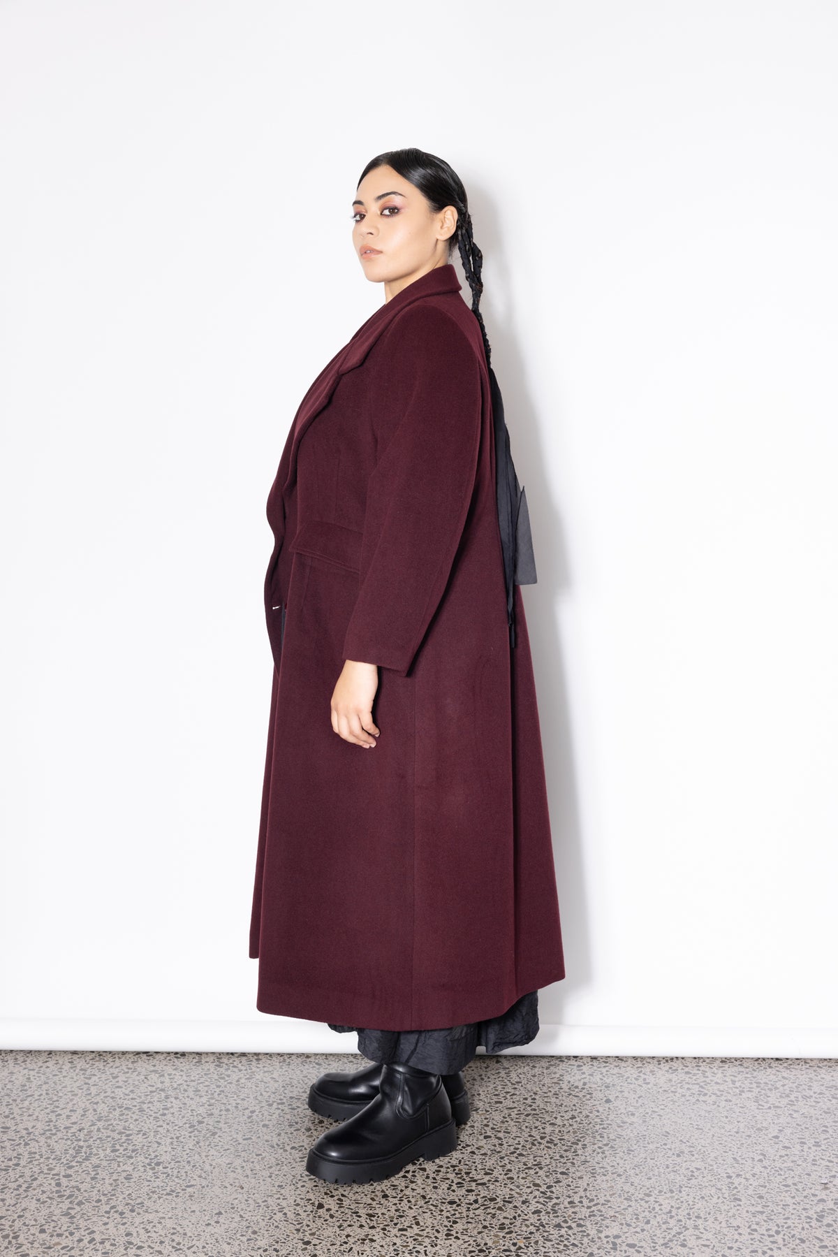 Classic Coat - Port