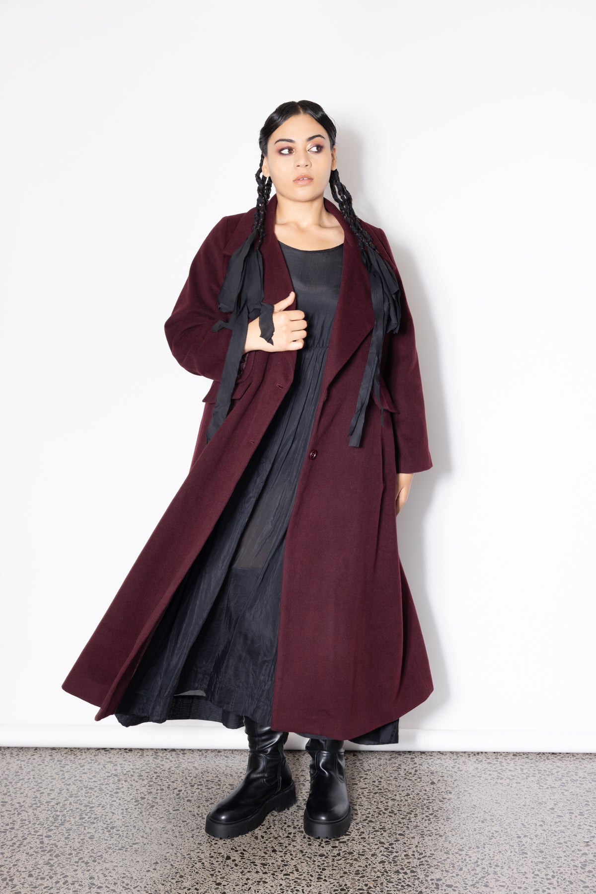 Classic Coat - Port