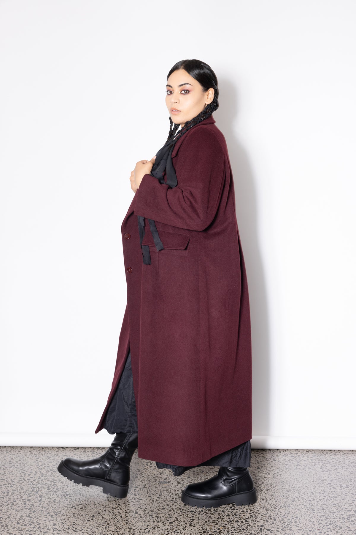 Classic Coat - Port