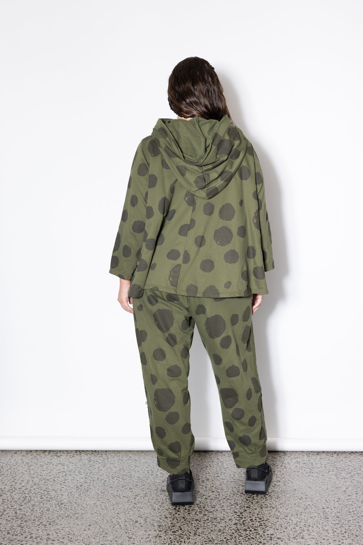 Swing Hoodie - Khaki Spot