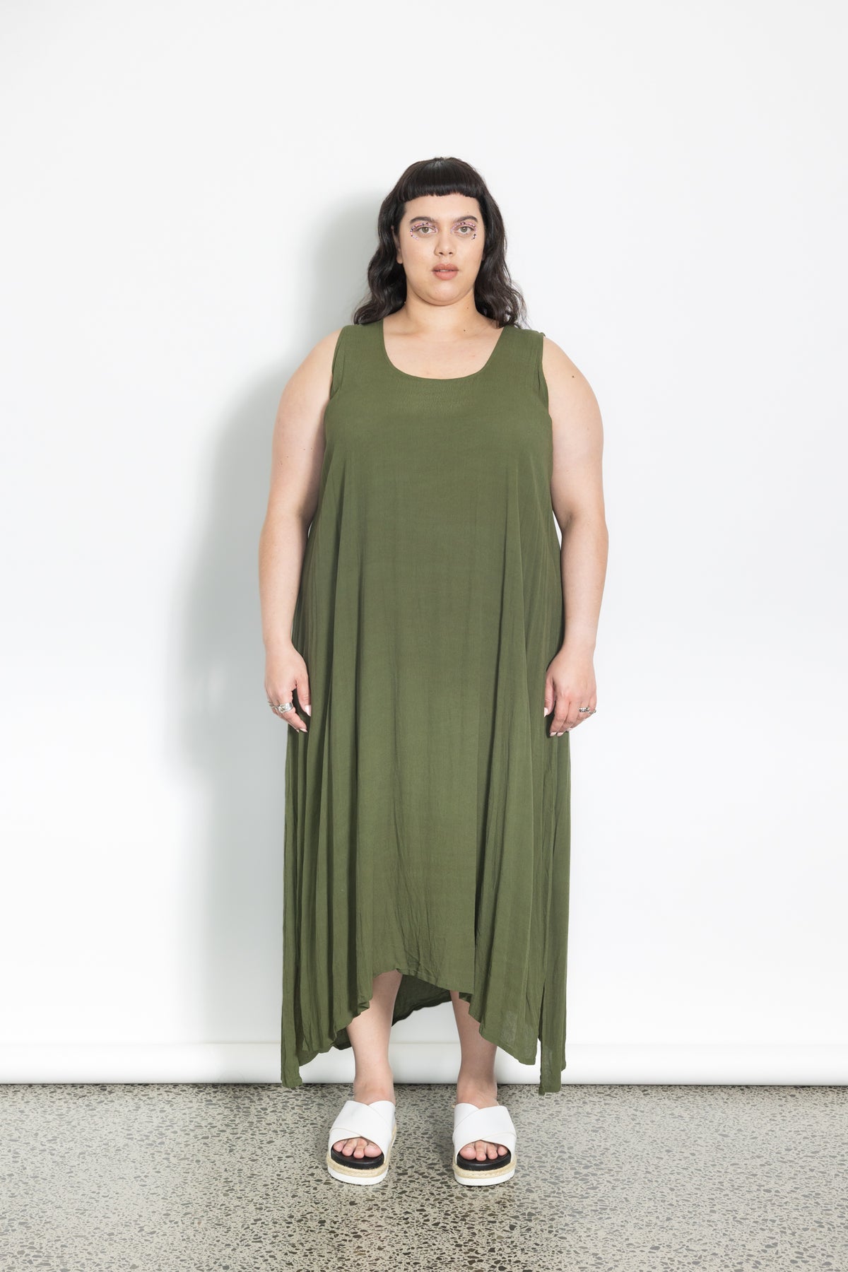 Layering Dress - Olive