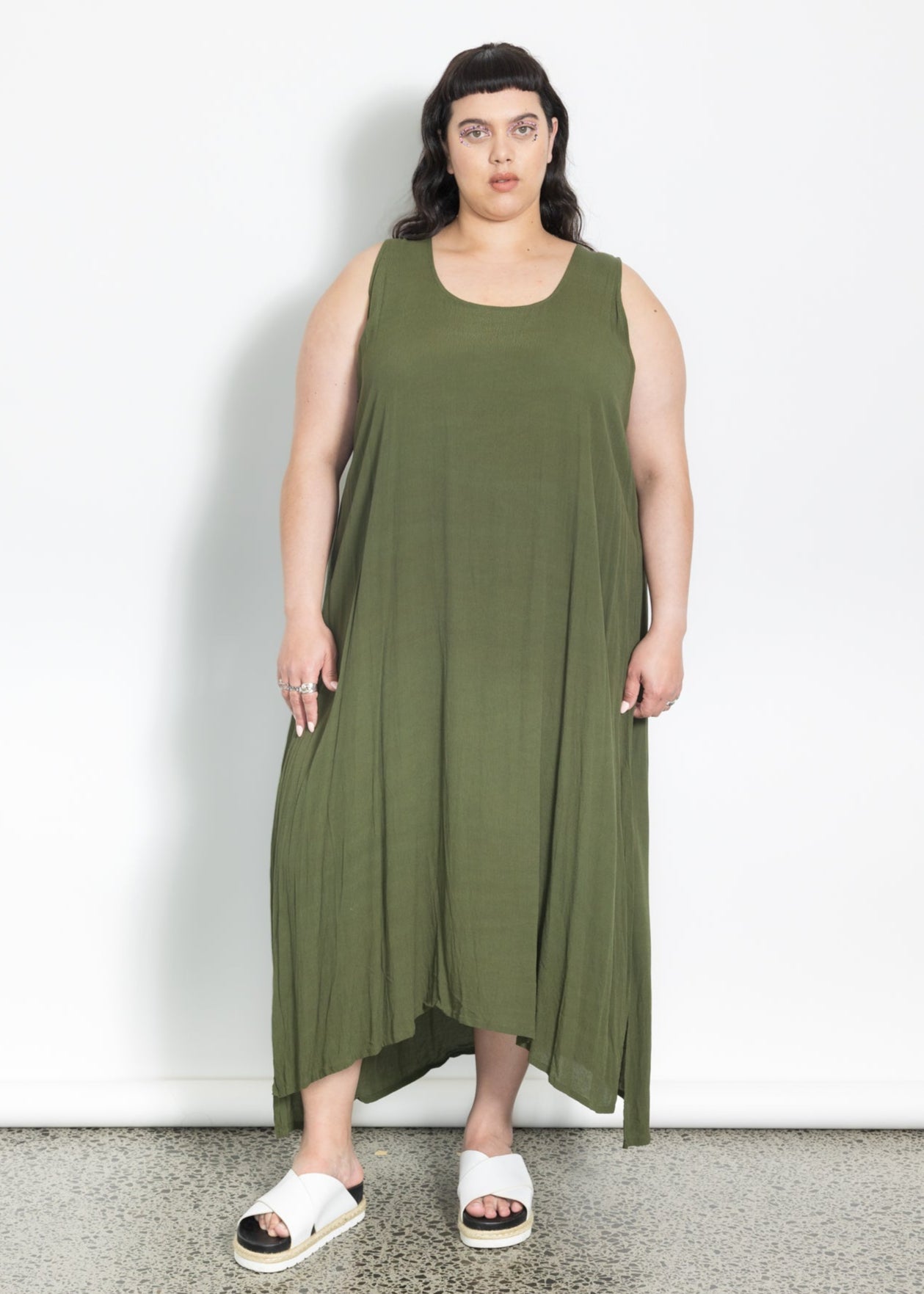 Layering Dress - Olive