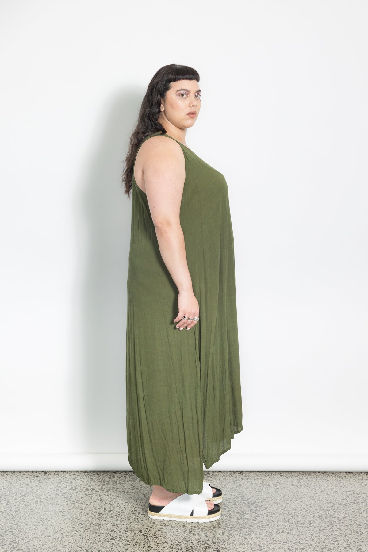 Layering Dress - Olive