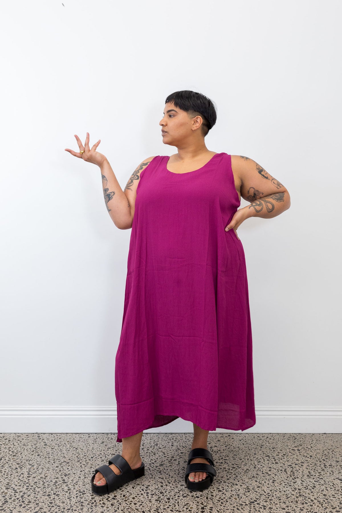 Layering Dress - Dragon Fruit