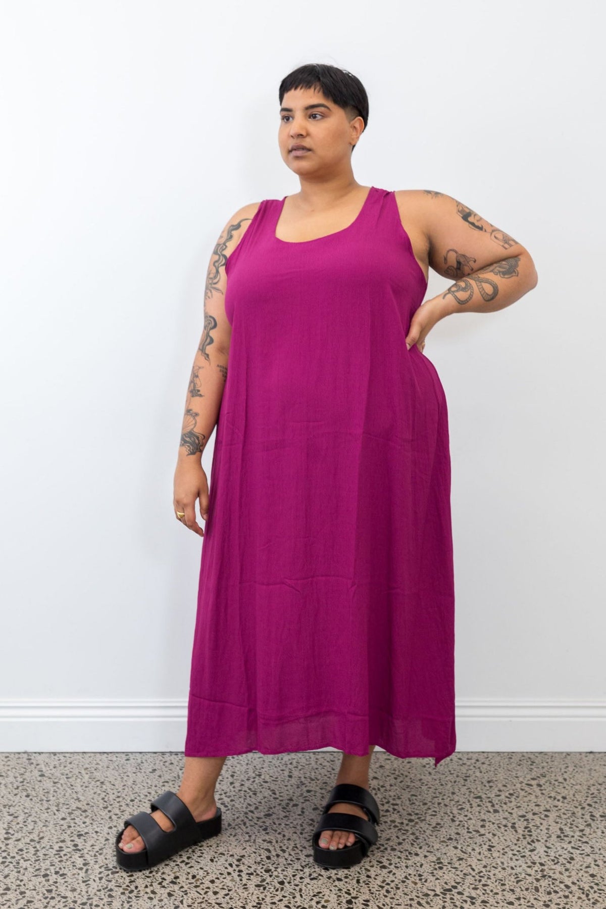 Layering Dress - Dragon Fruit