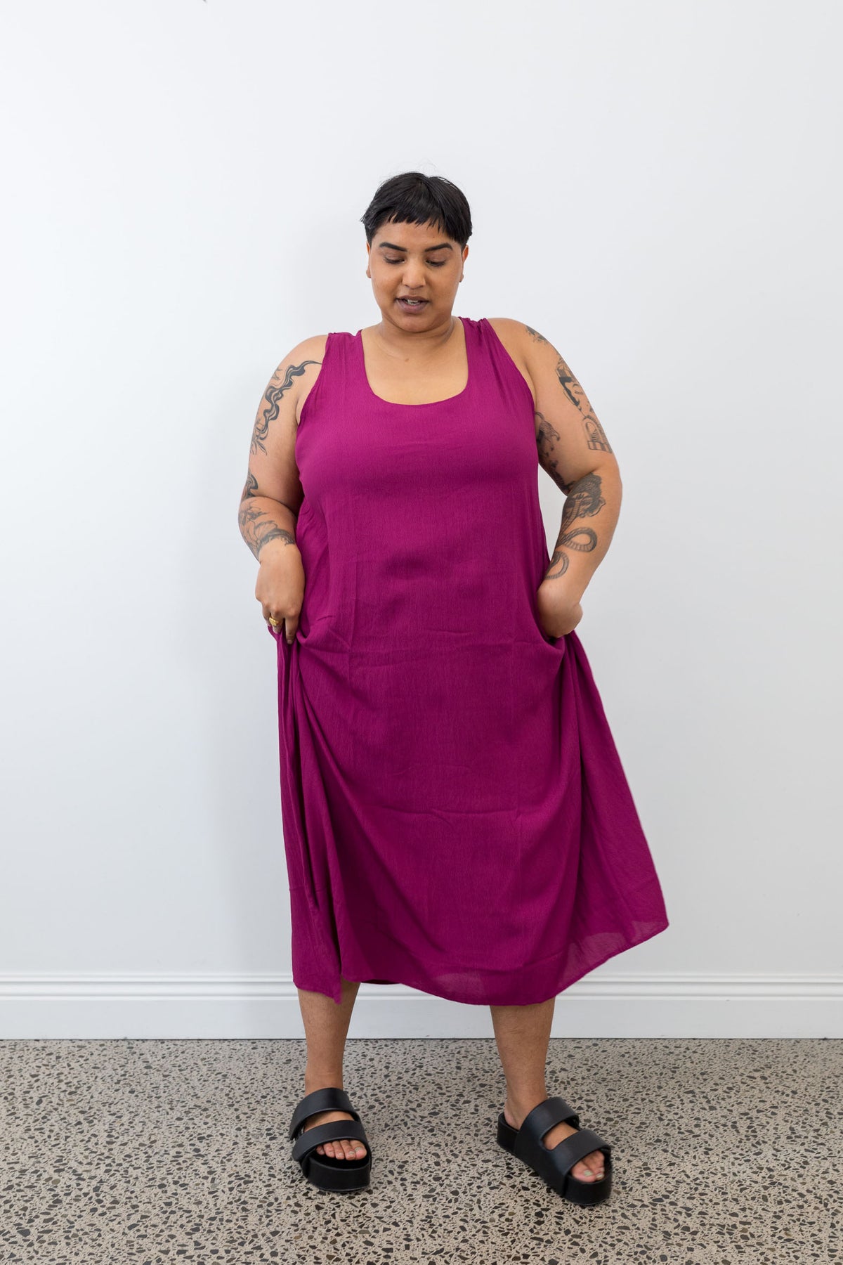 Layering Dress - Dragon Fruit