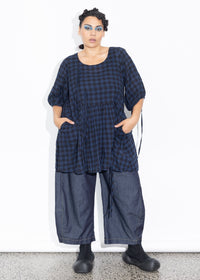 Philly Top - Navy Check
