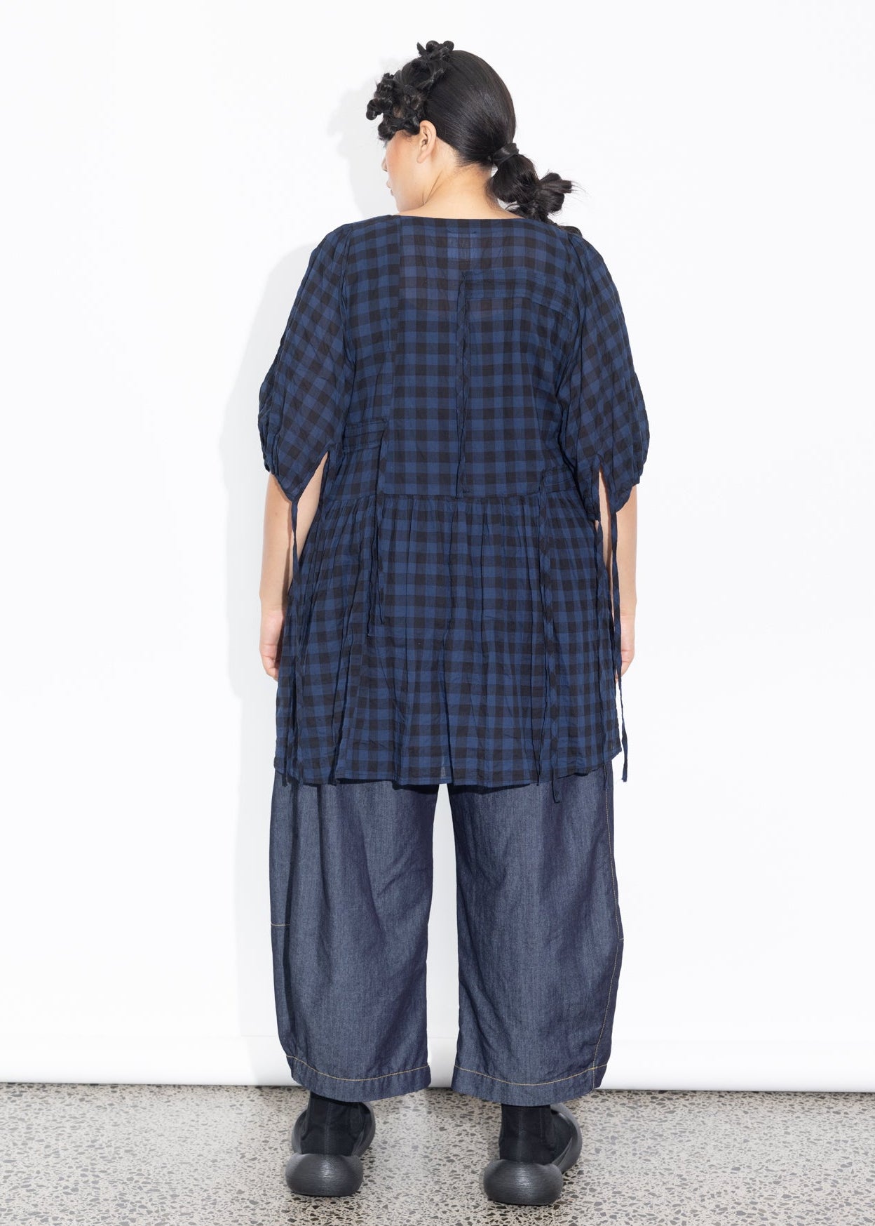 Philly Top - Navy Check