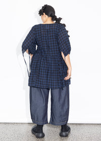 Philly Top - Navy Check