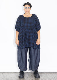 Philly Top - Navy Check