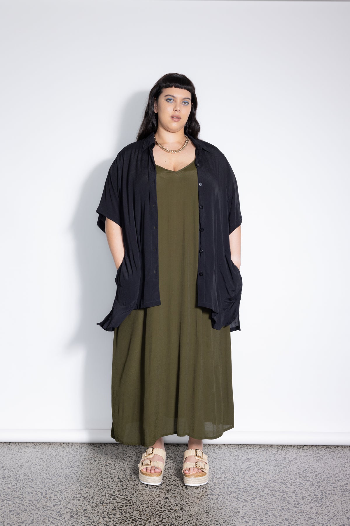 Last Ones - M &amp; 3XL - Mara Shirt  - Black