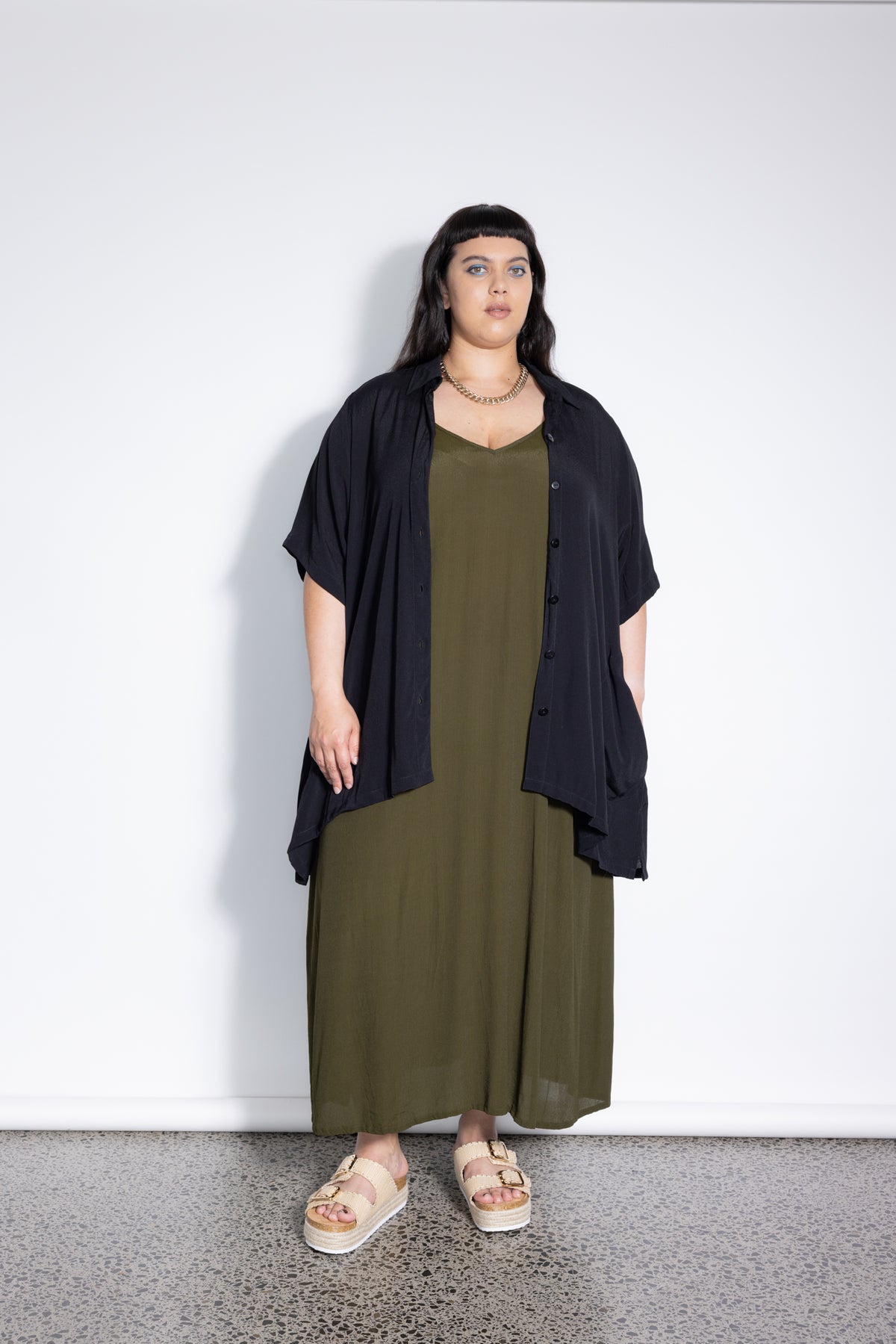 Last Ones - M &amp; 3XL - Mara Shirt  - Black