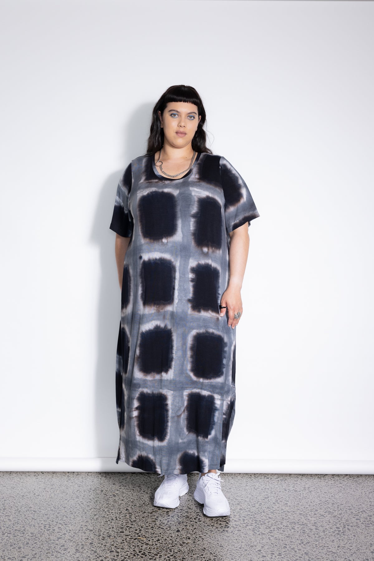 Master Dress - Grey Squares