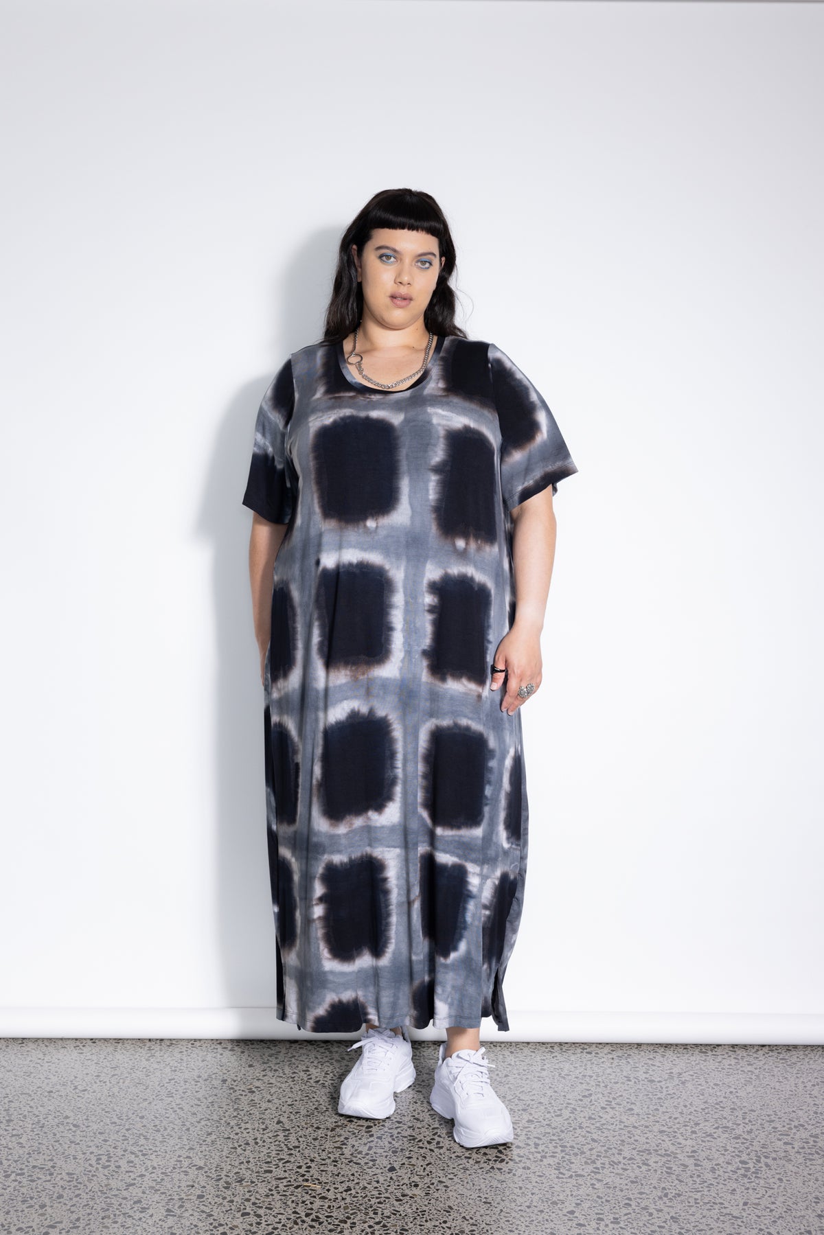 Master Dress - Grey Squares