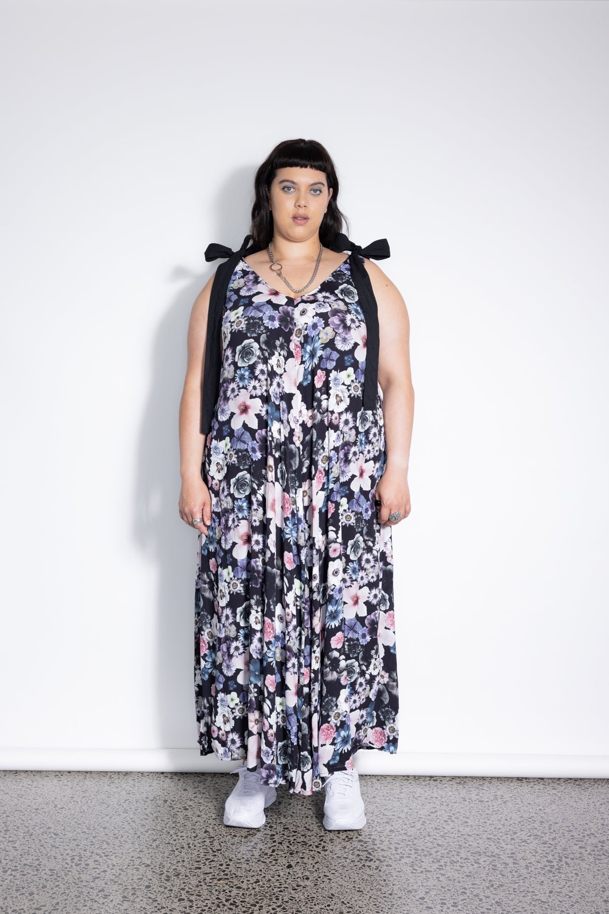 Outlet - Last One Size XL - Poolside Dress - Moonlight Garden