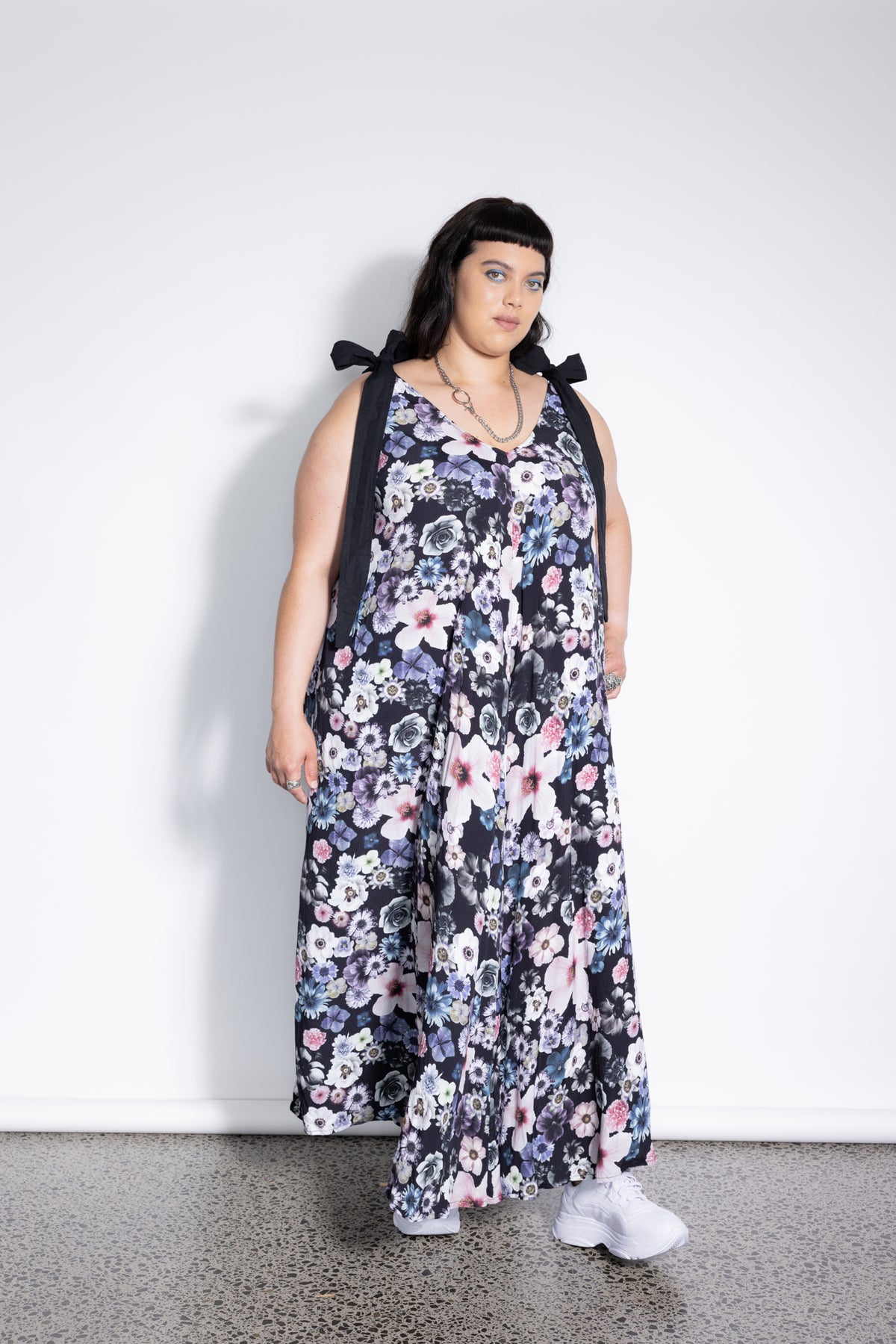 Outlet - Last One Size XL - Poolside Dress - Moonlight Garden