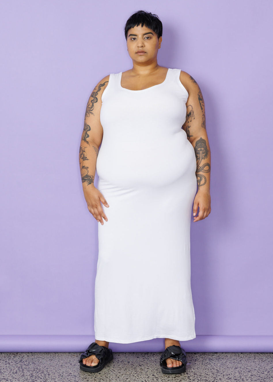 Maxi Slip - White