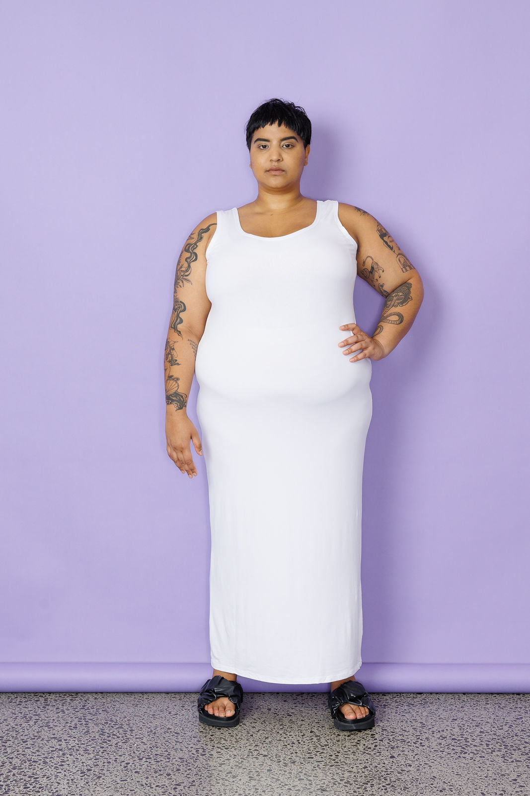 Maxi Slip - White