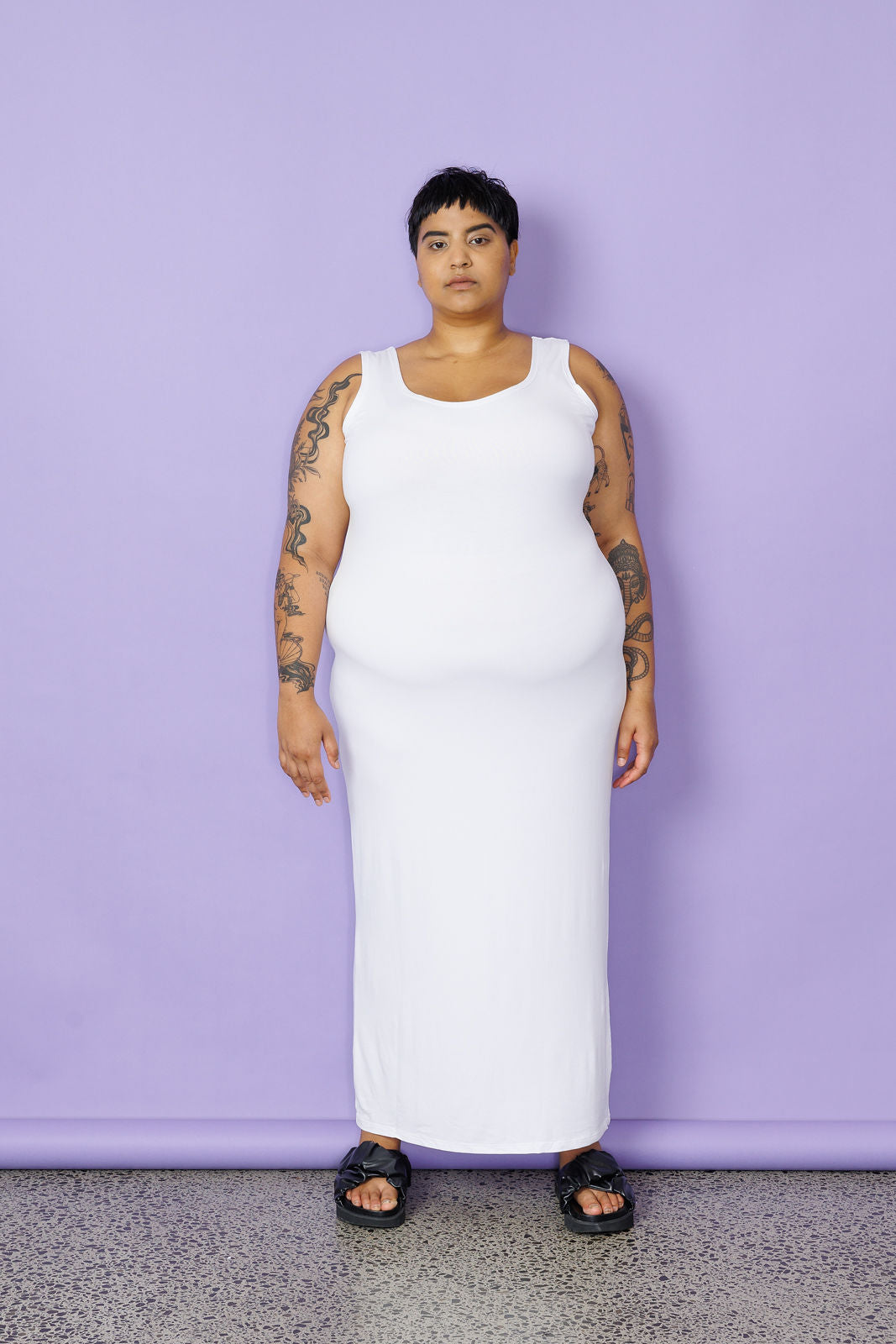 Maxi Slip - White