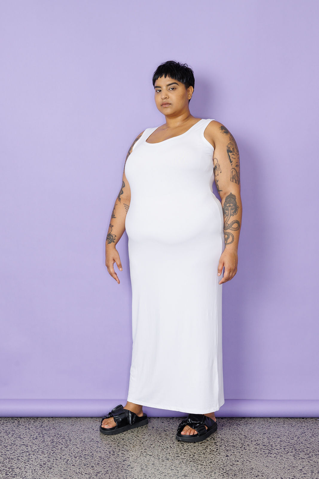 Maxi Slip - White