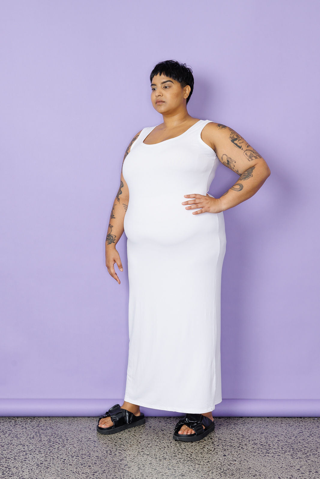 Maxi Slip - White