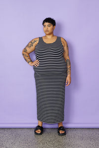 Maxi Slip - Narrow Stripe