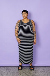 Maxi Slip - Narrow Stripe