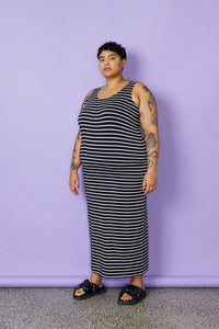 Maxi Slip - Narrow Stripe