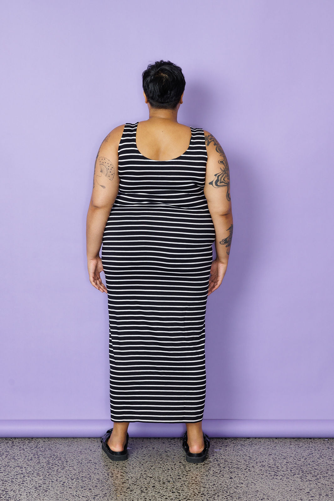 Maxi Slip - Narrow Stripe