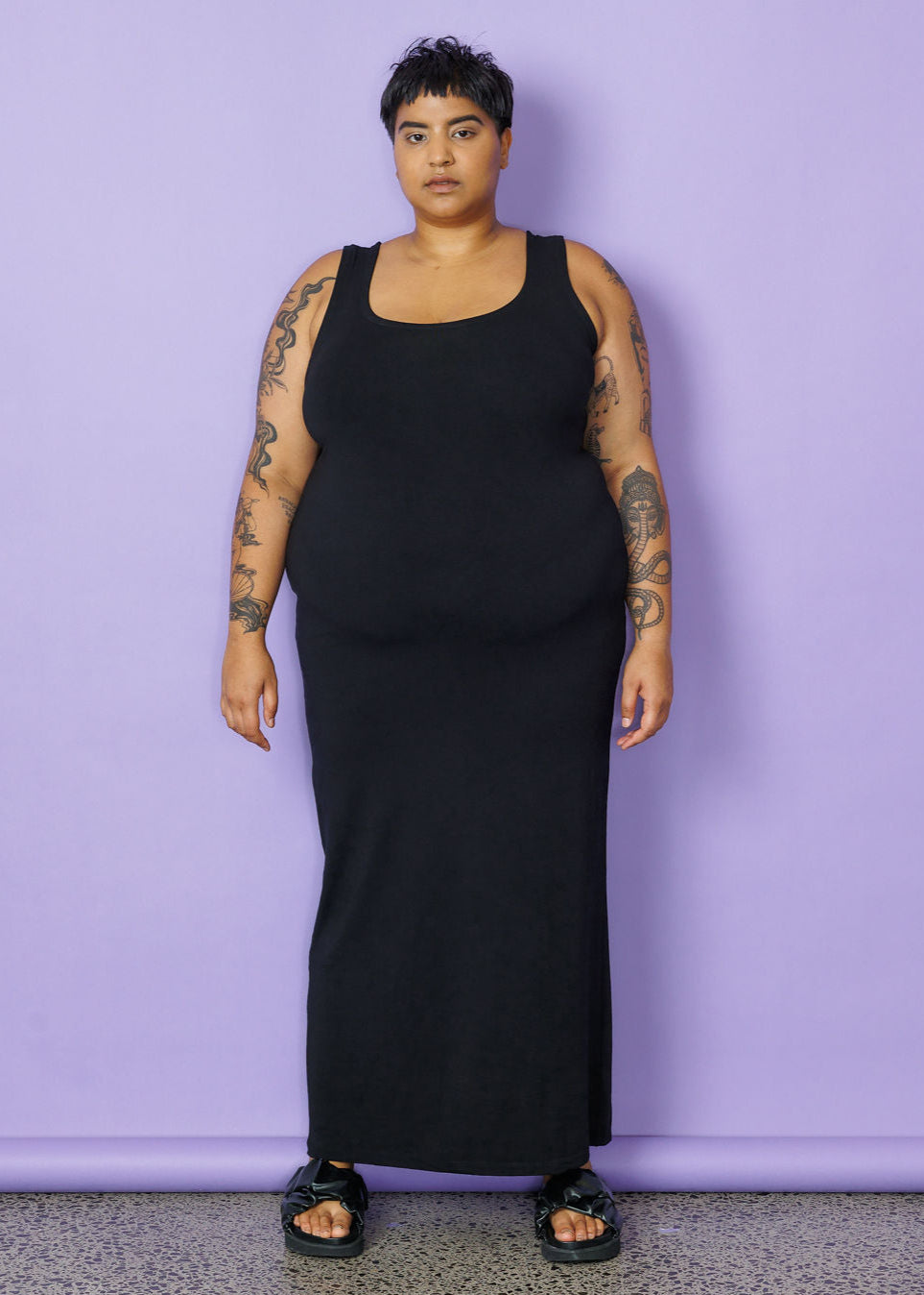 Maxi Slip - Black