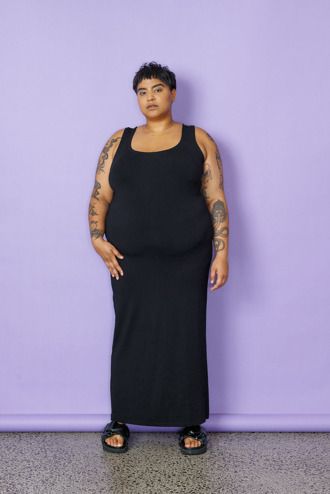 Maxi Slip - Black