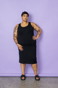 Midi Slip - Black