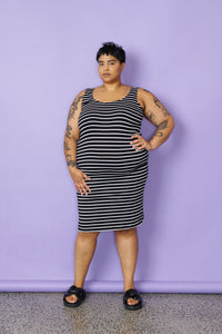 Midi Slip - Narrow Stripe