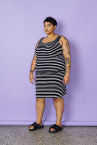 Midi Slip - Narrow Stripe