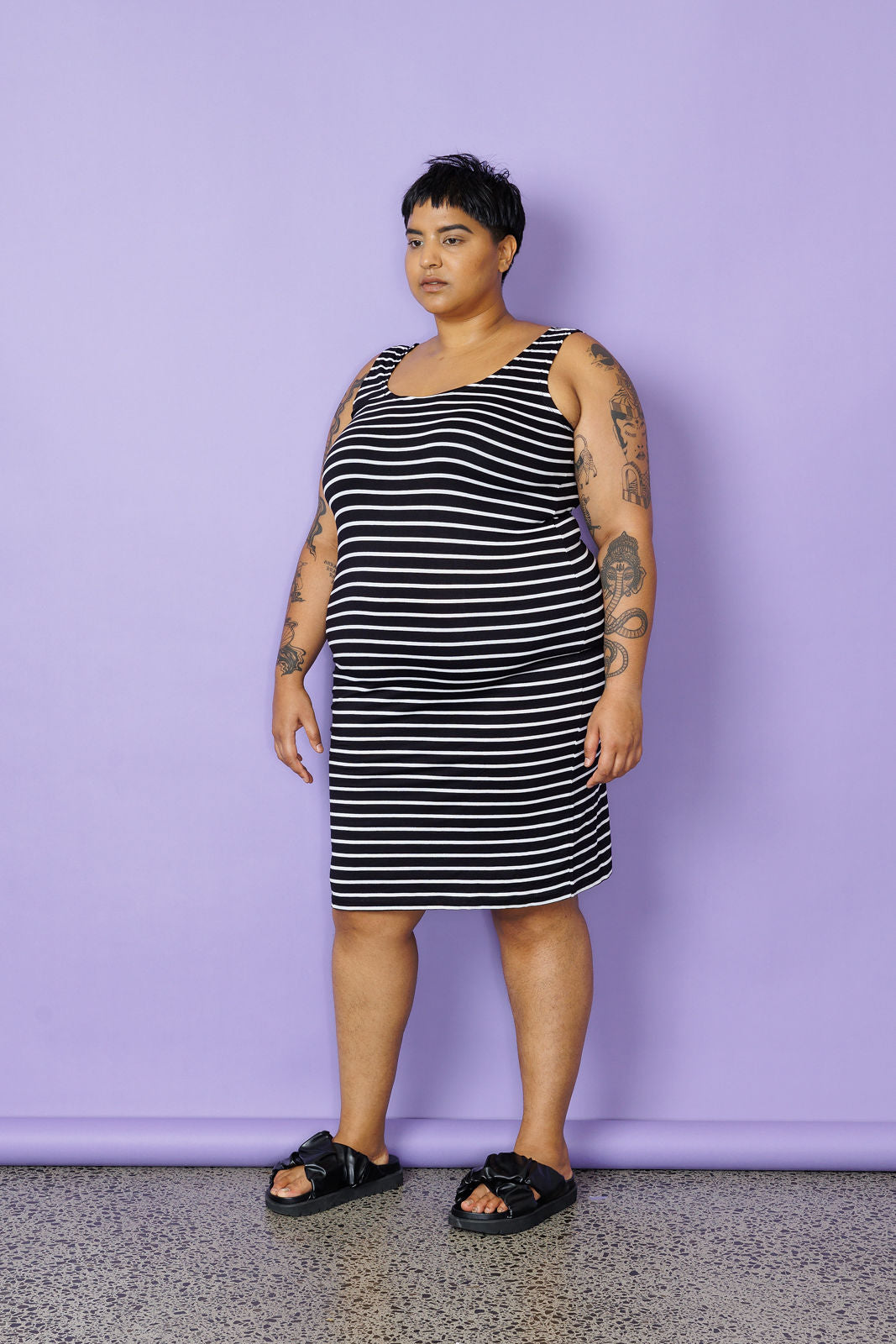 Midi Slip - Stripe
