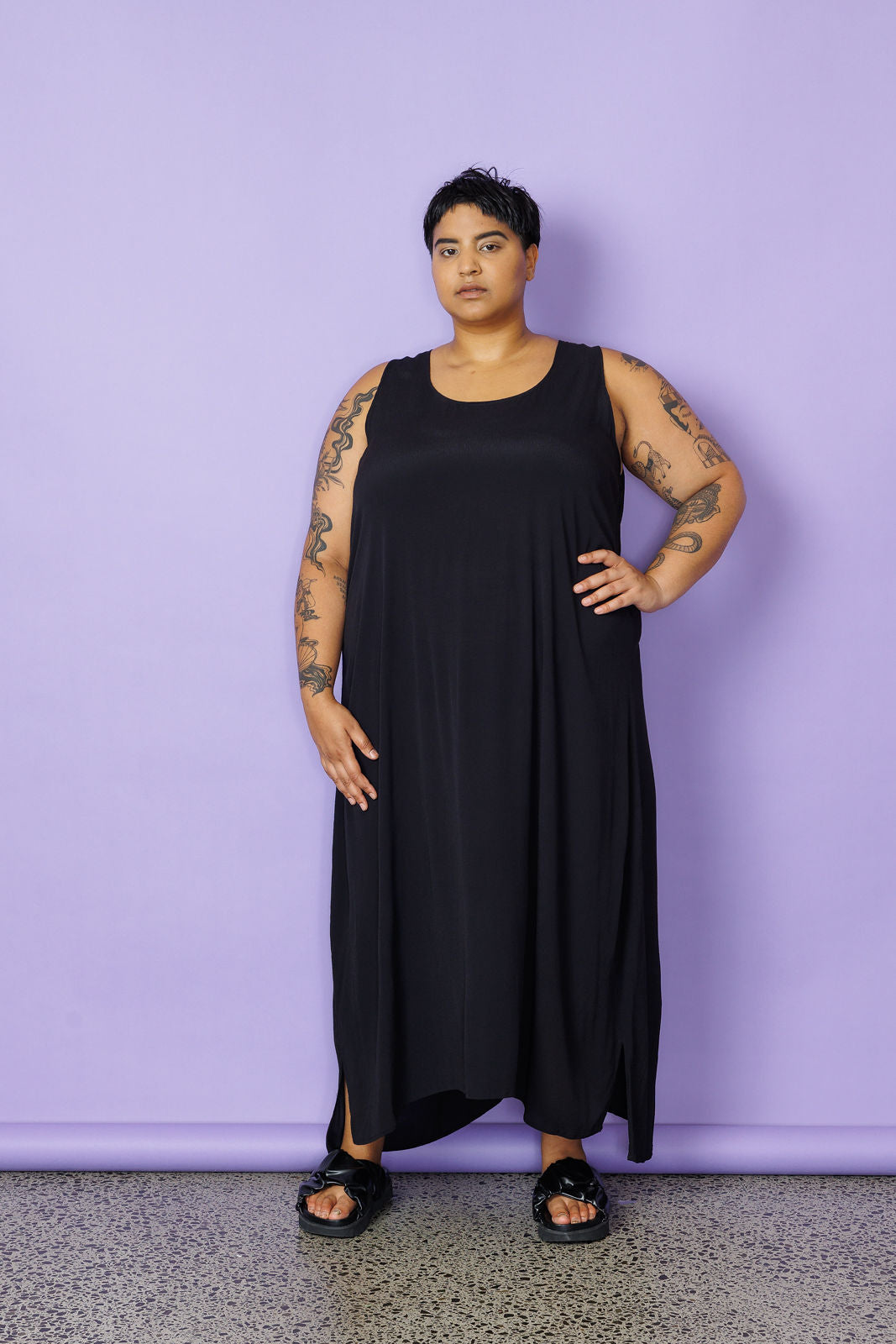 Layering Dress - Black