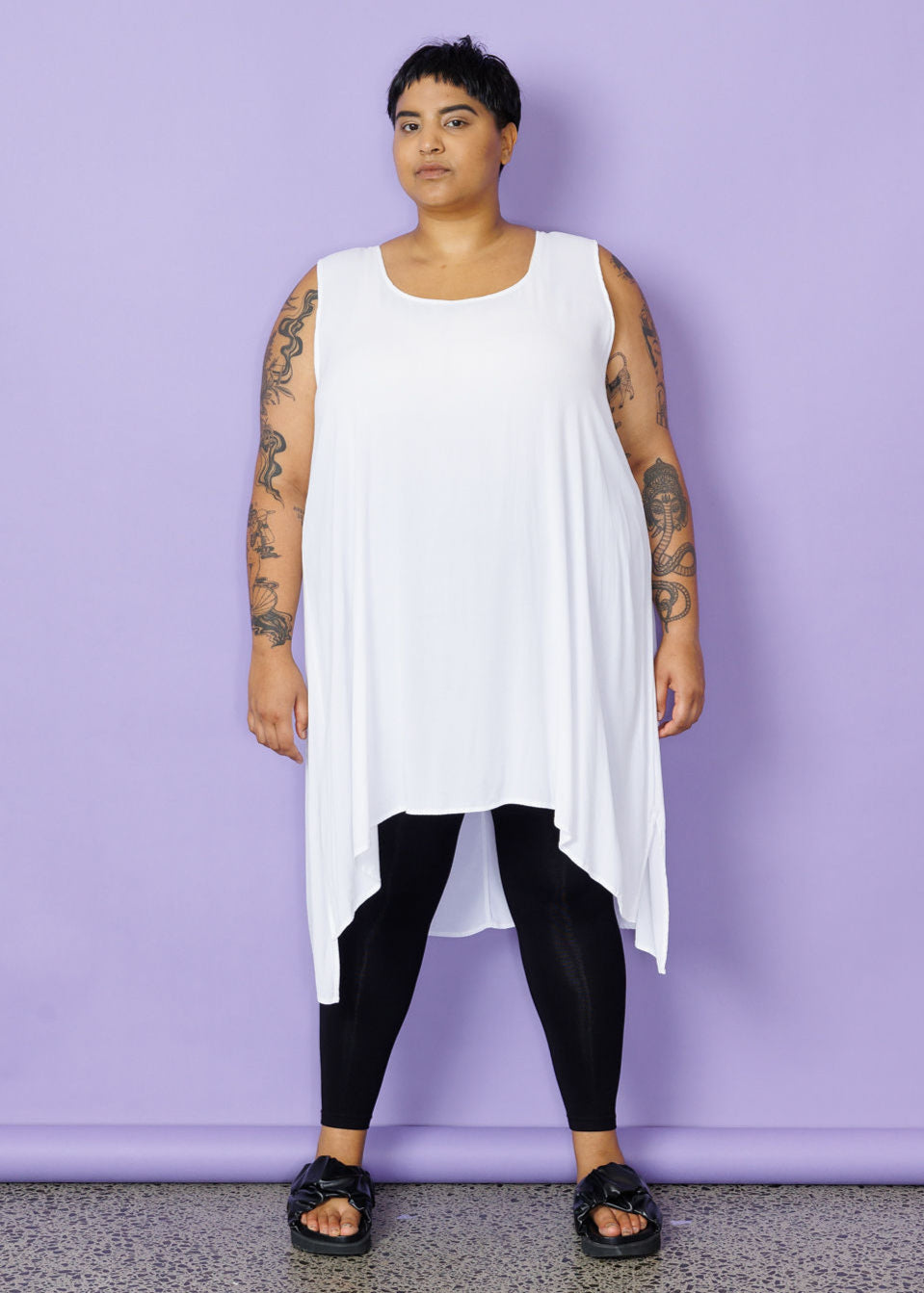 Layering Top - White